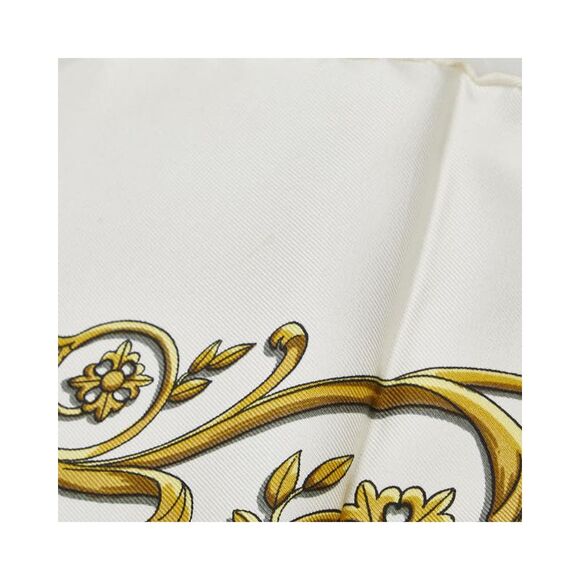 Pre Loved Hermes Silk Canvas Scarf with Multi-Color Design - Picture 3 of 5